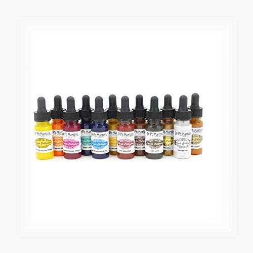 Dr. Ph. Martin's Spectralite Private Collection Liquid Acrylics Bottles, 0.5 oz, Set of 12 (Set 3) - Image 4