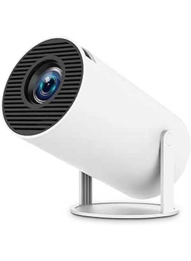 Portable Projector Pro 720P with Android 11.0, Wi-Fi 6, and Bluetooth 5.0 for Home Theater, 180° Auto Keystone Correction, and 130-1280 x 720 Open Screen Projector - Image 1