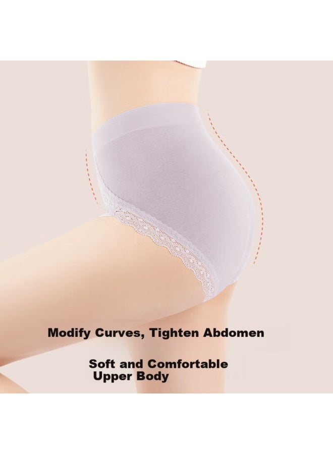 Mei Ya Ting High-waisted Women's 7a Antibacterial High-slit Pure Cotton Crotch Mulberry Silk Comfortable Non-binding Leg Seamless Triangle Shorts - Image 4