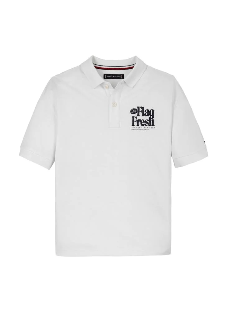 TOMMY HILFIGER Youth Flag Fun Short Sleeve Regular Polo T-Shirt