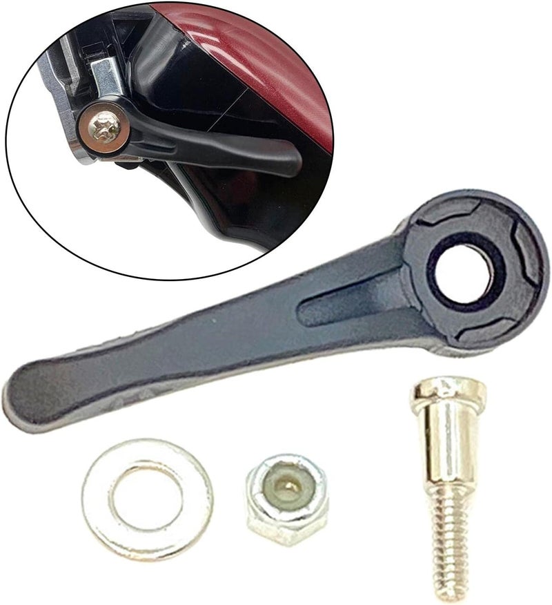 klarako Electric Hair Clipper Blade Adjustment Lever for 8148 8591 Assemble Haircut Kit Black  Black - Image 2