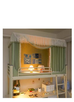 Y&D Bed Canopy Tents Curtain Blackout Curtain Single Bed Tent Curtain Student Shading Cloth Bed Canopy Mosquito Net Student Sleep Privacy Protection  - Image 2
