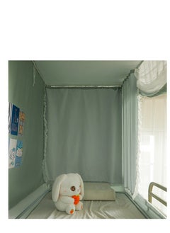 Y&D Bed Canopy Tents Curtain Blackout Curtain Single Bed Tent Curtain Student Shading Cloth Bed Canopy Mosquito Net Student Sleep Privacy Protection  - Image 3