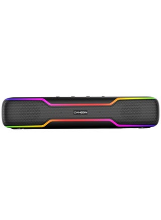 Dominator Blaze 10W*2 Wireless Sound Bar With 3000Mah Battery V5.3 Rgb Lights Tws And More 6 Lighting Models Aux In Tf Usb 3 4 Hours Playtime Black - pzsku/Z0E83613C3DE4D3E1FF5CZ/45/_/1715317612/31989740-a511-487e-a0c4-b756a06f56e6
