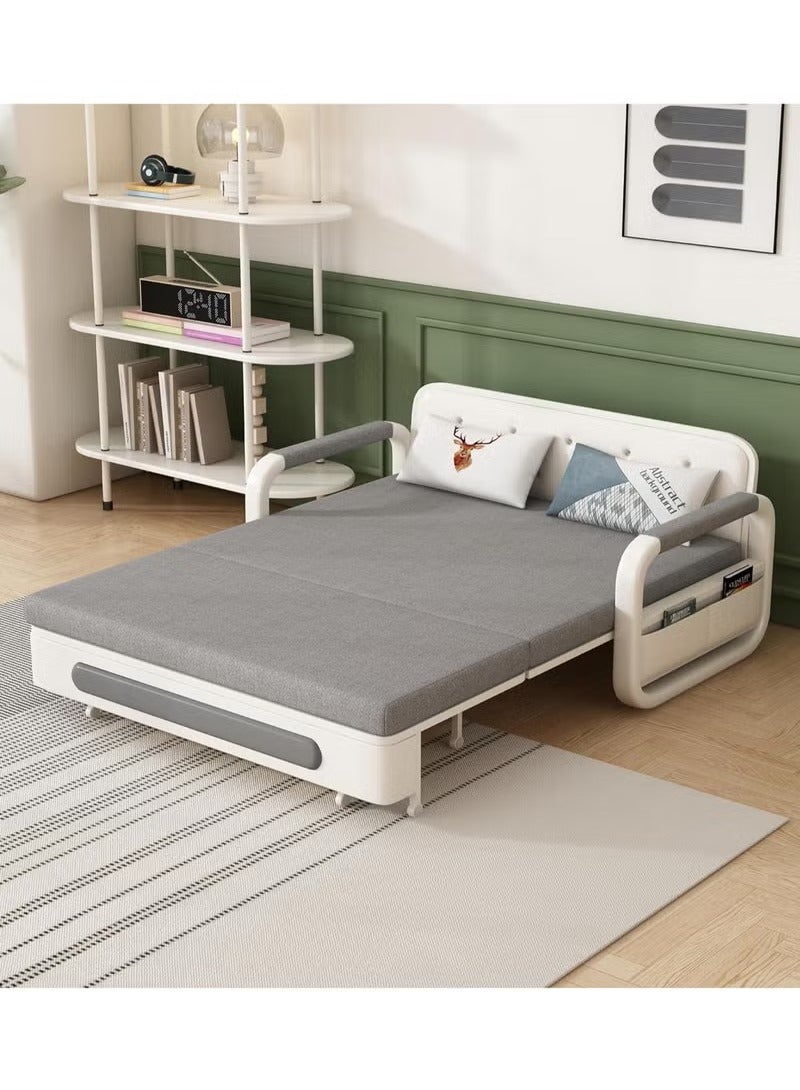 Generic Pull-Out Foldable Sofa Bed with Storage Space Double-Seat Multi-Functional Sofa, Modern Style Living Room and Bedroom Comfortable Sofa Bed Chair  - Image 3