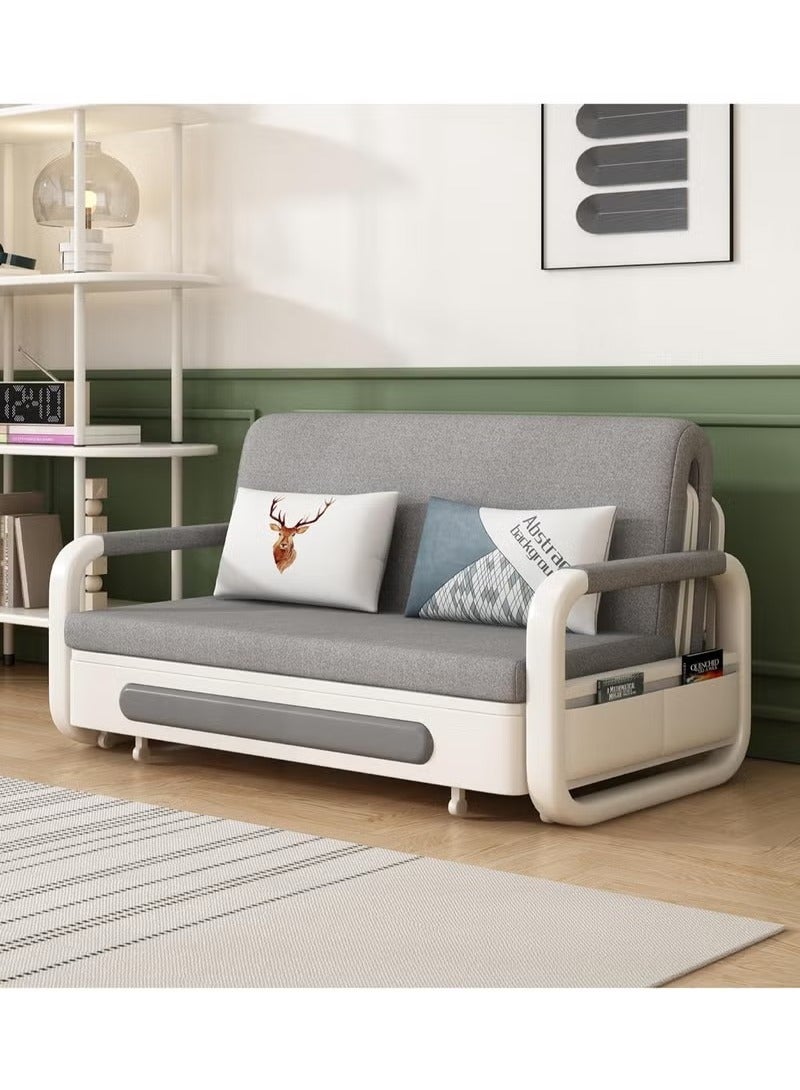 Generic Pull-Out Foldable Sofa Bed with Storage Space Double-Seat Multi-Functional Sofa, Modern Style Living Room and Bedroom Comfortable Sofa Bed Chair  - Image 1