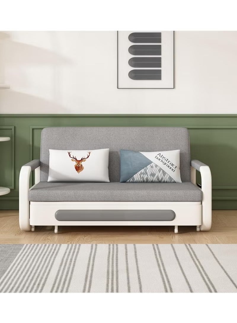 Generic Pull-Out Foldable Sofa Bed with Storage Space Double-Seat Multi-Functional Sofa, Modern Style Living Room and Bedroom Comfortable Sofa Bed Chair  - Image 2