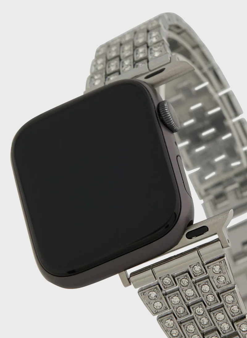 Ginger Jeweled Stone Strap For Apple Watch -38Mm/40Mm