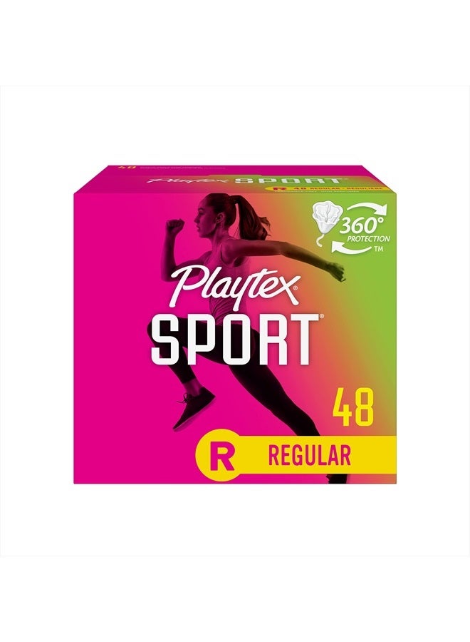 playtex Playtex Sport Tampons, Regular Absorbency, Fragrance-Free - 48ct (Packaging May Vary) - Image 1