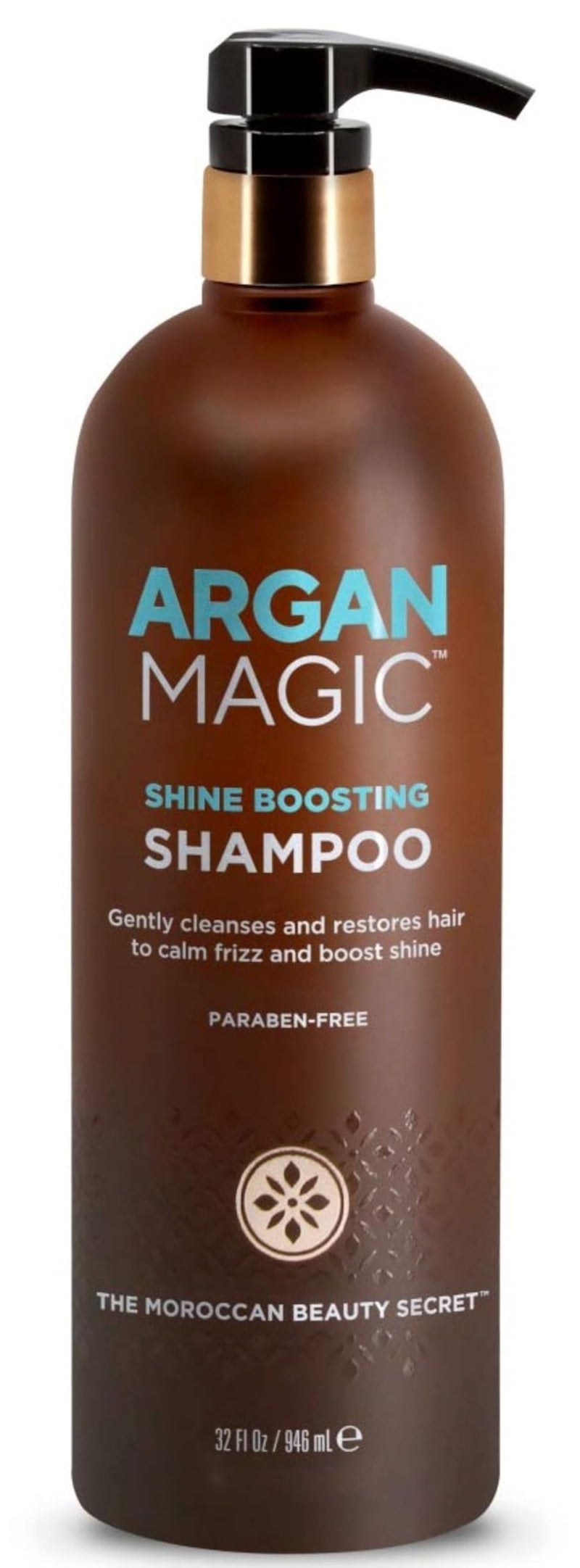 ARGAN MAGIC Argan Magic Shine Boosting Shampoo  Gently Cleanses and Restores Hair to Calm Frizz and Boost Shine  Made in USA Paraben Free Cruelty Free 1 Pack 