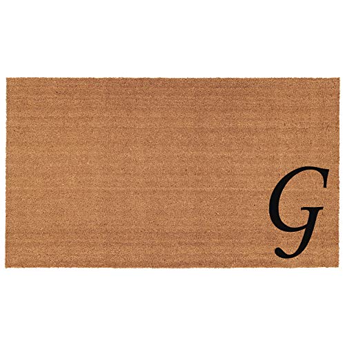Calloway Mills حصيرة مدخل مونوغرام شيك حضري من كالوواي ميلز 153621830G 17" × 29" (حرف G) - Image 5