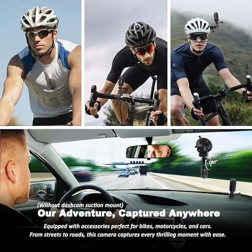Catchallway 4K 128GB Mini Body Camera - Magnetic Thumb-Sized Action Cam with Video & Audio Recording, Hands-Free, Waterproof, Suitable for Vlog Creation, Work Record, Pet Walking, Travel Shooting & Daily Use - Image 2