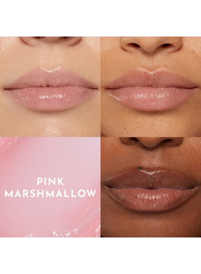 LAWLESS BEAUTY Forget the Filler Lip-Plumping Line-Smoothing Tinted Lip Balm - Pink Marshmallow - Image 2