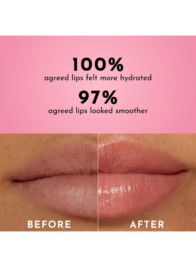 LAWLESS BEAUTY Forget the Filler Lip-Plumping Line-Smoothing Tinted Lip Balm - Pink Marshmallow - Image 4