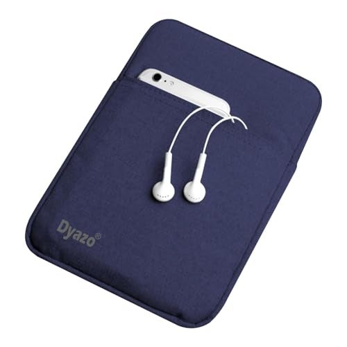 Dyazo 9-11.6 Inch Tablet Sleeve Bag | Soft Fleece Protective Case with Front Pocket | Water-Resistant Cover | Compatible for iPad Pro/Air/10th Gen, Samsung Tab S9/S8, Xiaomi Pad, OnePlus Pad (Blue) - Image 1