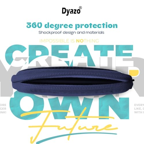 Dyazo 9-11.6 Inch Tablet Sleeve Bag | Soft Fleece Protective Case with Front Pocket | Water-Resistant Cover | Compatible for iPad Pro/Air/10th Gen, Samsung Tab S9/S8, Xiaomi Pad, OnePlus Pad (Blue) - Image 4