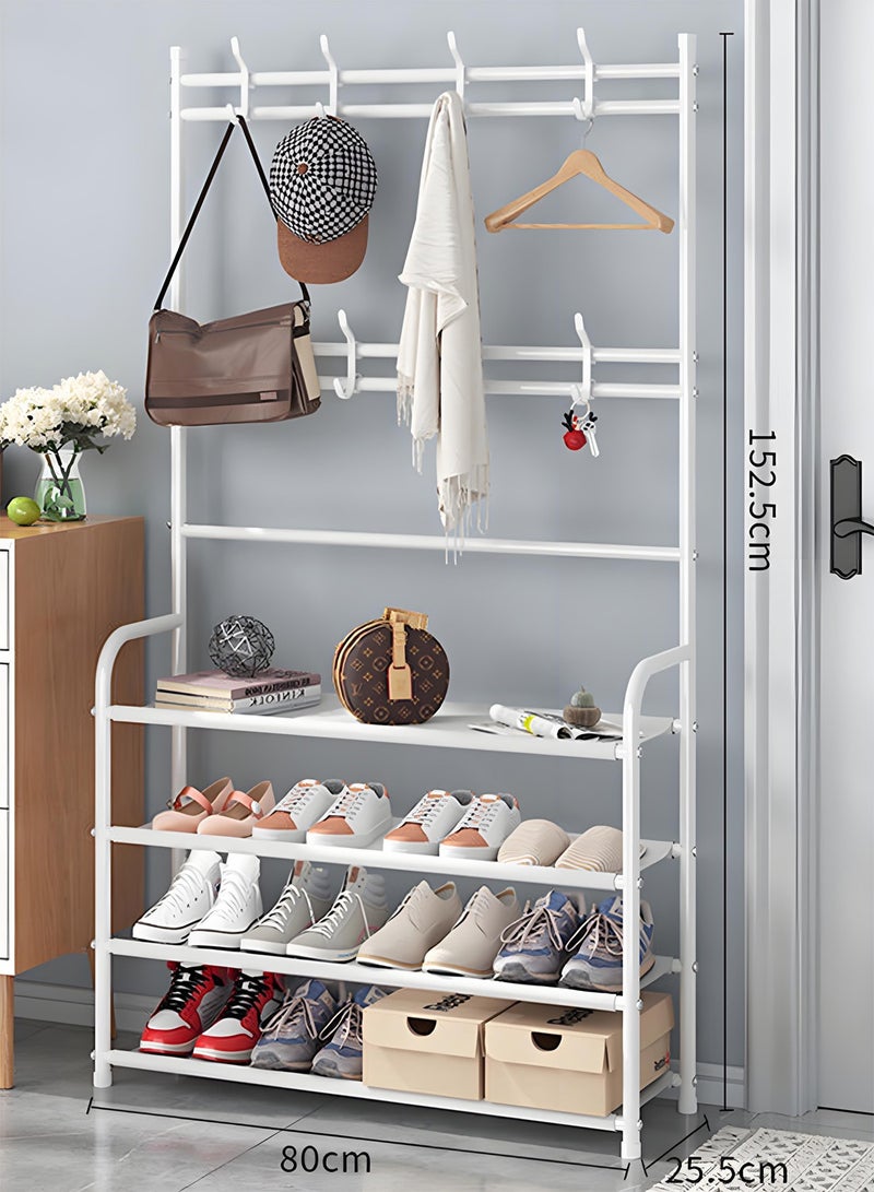 Shoe Rack Simple Multi-layer Household Strong Bedroom Shoe Rack Multi-function Rack Dormitory Shoe Rack Large Capacity Shoe Rack 80*25.5*152.5cm  - Image 3