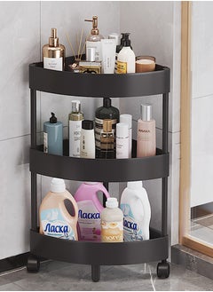 3 Layer Corner Racks Adapted To The Corners Simple Installation Hollow Design No Water Accumulation, Black - pzsku/Z0E83F4DECDE5BB190900Z/45/_/1731914888/9520907d-5b51-4b1c-b65c-c52518b14716