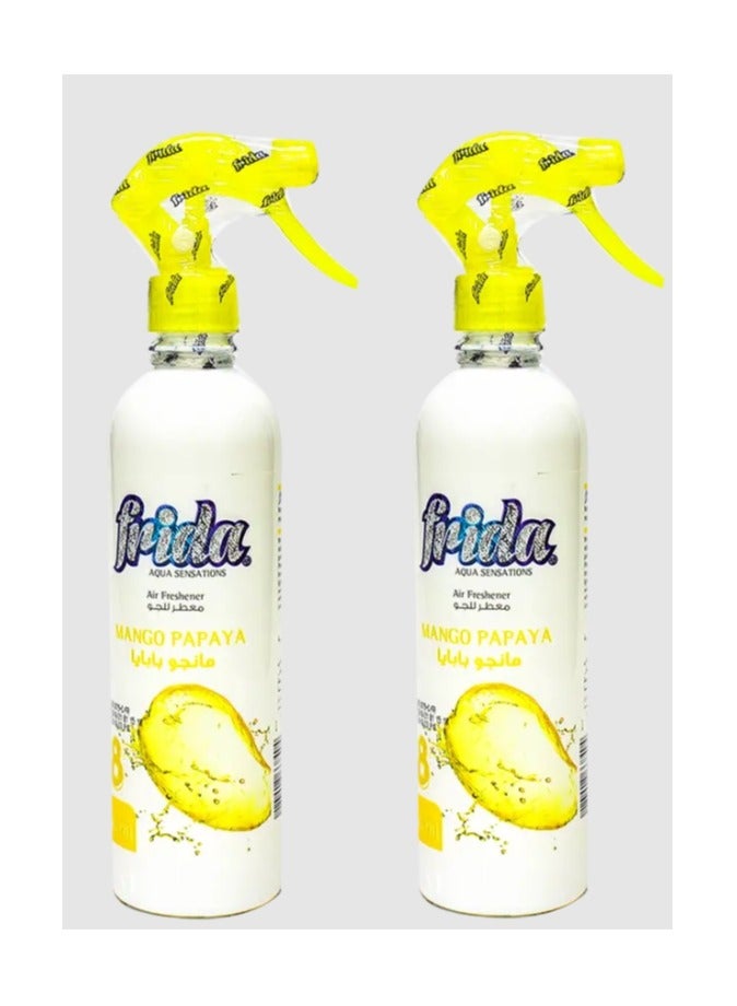 فريدا معطر جو أكوا سينسيشنز برائحة المانجو والبابايا، 460 مل (عبوة من قطعتين) - Image 1