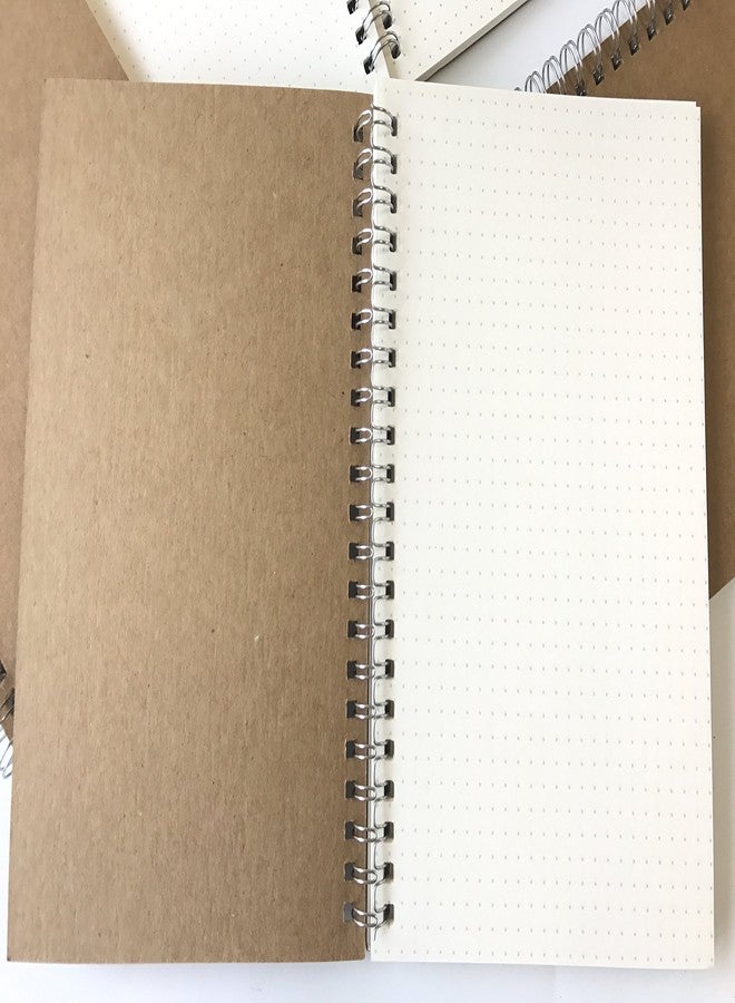 VEEPPO 4 Pack Spiral Notebooks B5/A5 Graph Grid/Dot Grid/Daily Planner (A5-4 Pack 5mm Dot Grid) - Image 5