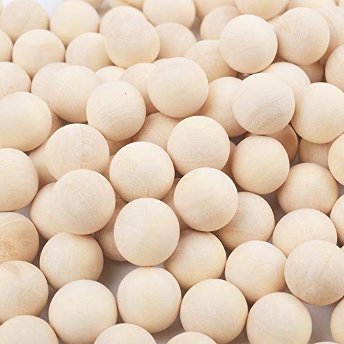 Jdesun 100 Pieces Unfinished Wooden Balls, Mini Round Craft Balls for DIY Projects, Kids Arts and Craft Supplies, 0.7 Inches Diameter. - Image 3
