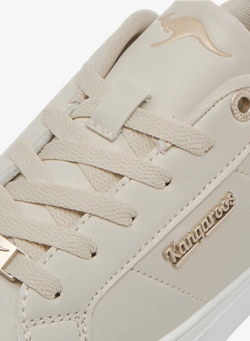 kangaROOS Women's Panelled Slip-On Sports Shoes With Metal Accent - Image 4