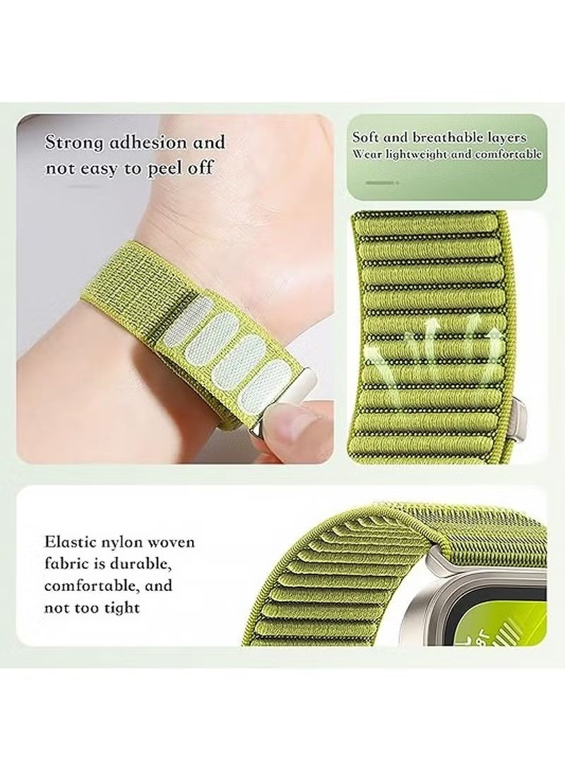 2Pcs Nylon Bands Compatible with Huawei Watch Fit 4/4 Pro/3 Smartwatch Replacement Sport Watch Strap Men Women Wristband for Huawei Watch Fit 4/4 Pro/3 Band - Image 4