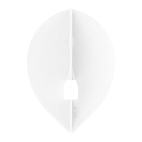 LSTYLE Dart Flights: L2 PRO Teardrop - for Soft Tip and Steel Tip Darts - White - Image 2