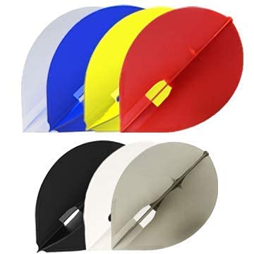 LSTYLE Dart Flights: L2 PRO Teardrop - for Soft Tip and Steel Tip Darts - White - Image 4