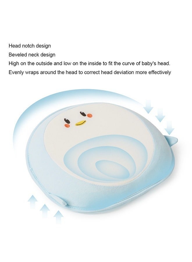 MIXDE Baby Pillow - Preventing Flat Head Syndrome (Plagiocephaly) for Newborn Baby, Nursing Sleeping Cushion Toddler Infant Pillows Memory Foam Head- Shaping Pillow and Neck Support (0-24 Months) - Image 2