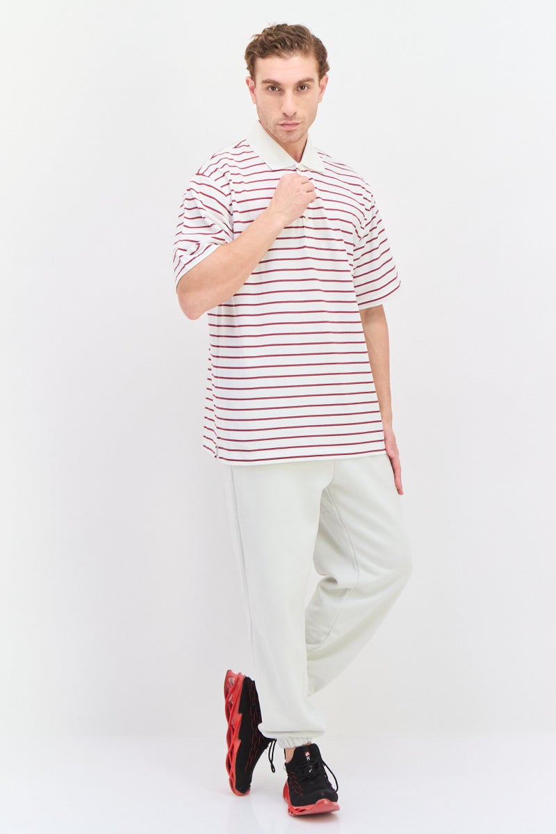 Greg Norman Men Sportswear Fit Short Sleeves Outdoor Polo, Off White - Image 4