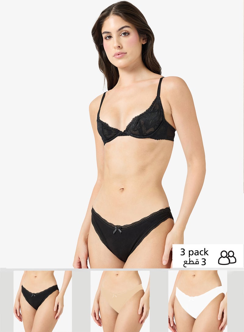 دورينا طقم من 3 قطع من سراويل الهيبستر - Image 1