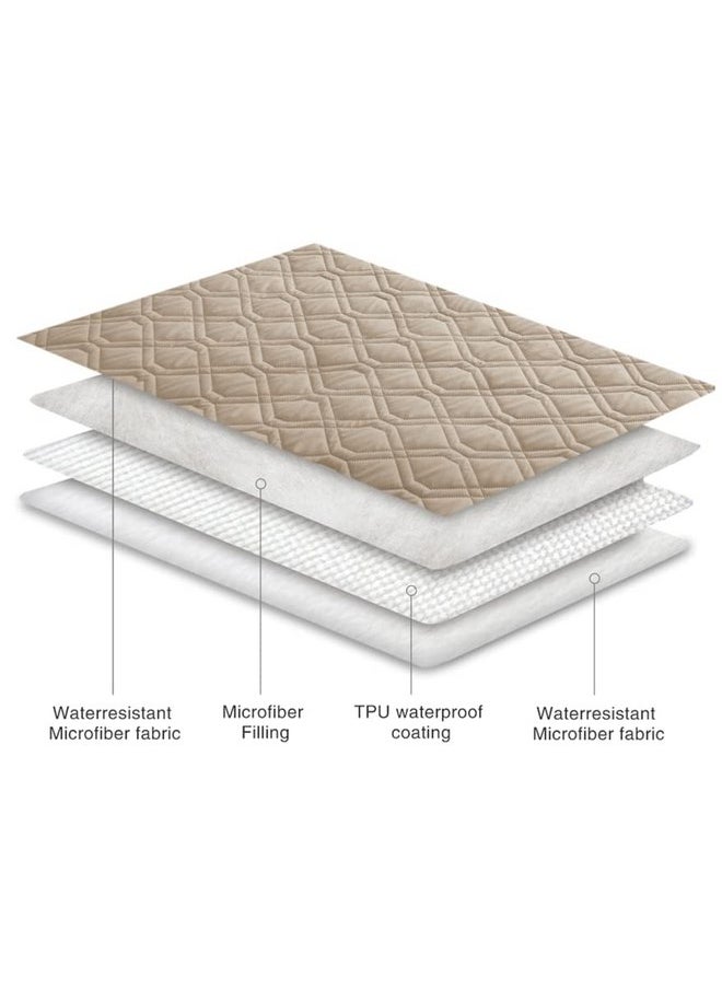 Ameritex - Ameritex Waterproof Blanket Reversible Dog Bed Cover Pet Blanket for Furniture Bed Couch Sofa - Image 1