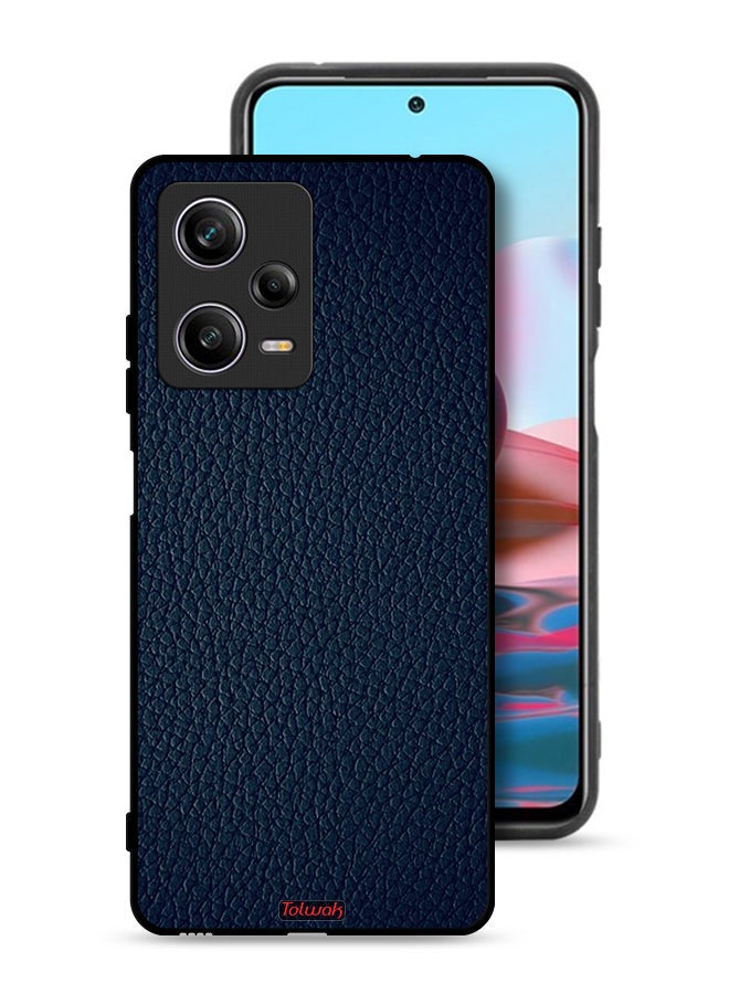 Tolwak Xiaomi Redmi Note 12 Pro Protective Case Cover Leather Pattern - Image 1