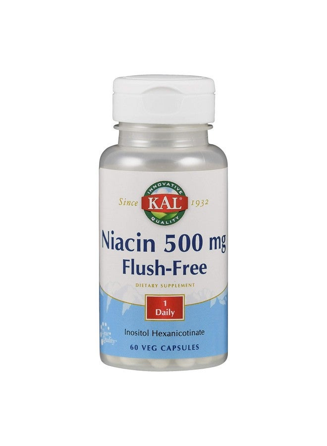 KAL 500 Mg Niacin Flush Free Tablets 60 Count - Image 2