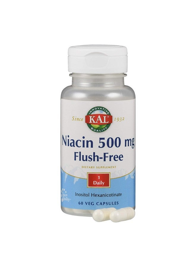 KAL 500 Mg Niacin Flush Free Tablets 60 Count - Image 5