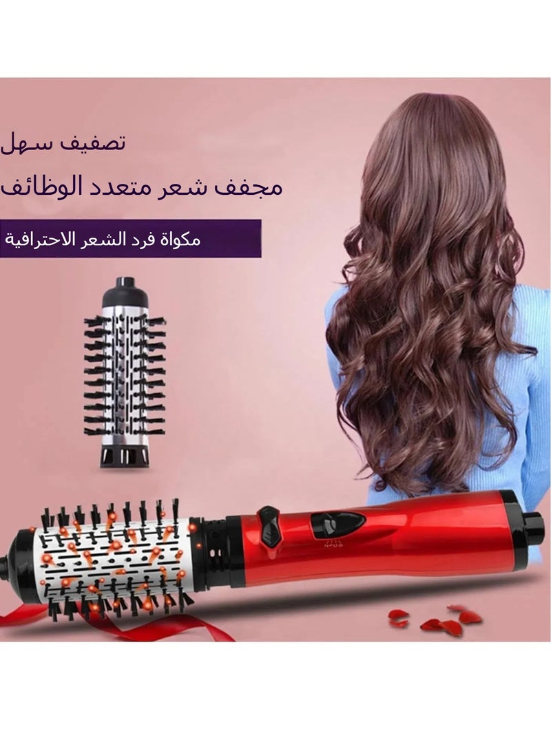 3 in 1 Hot Air Brush and 360° Rotating Hair Dryer for Dry Hair, Multitudet 3 in 1 Hair Dryer, Brush for Styling and Frizz Control, Dry Hair, Curls, Straighten Hair - Image 5