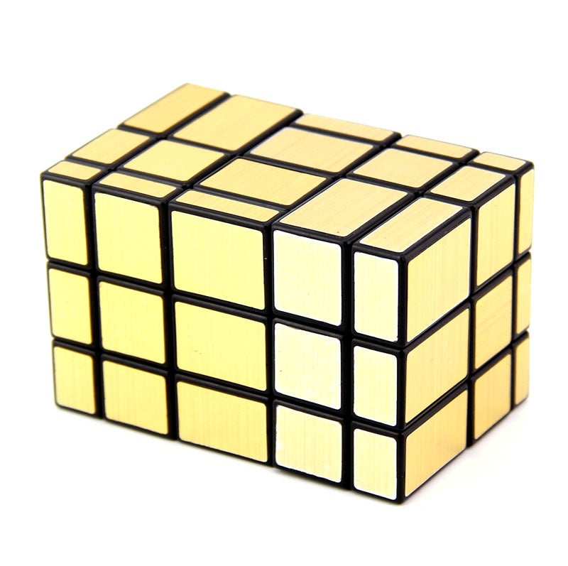Two Siamesed Mirror Rubik'S Cube Handmade Diy Alien Bundled Restricted Rotating Mirror 2 Siamesed Fun Intelligence Rubik'S Cube - Image 1