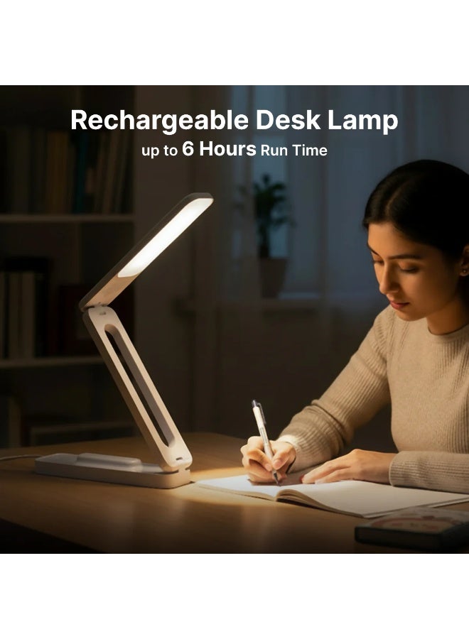مصباح مكتب ذكي قابل للطي ومتعدد الاستخدامات - إضاءة LED موفرة للطاقة مع قاعدة تثبيت جدارية - Image 5