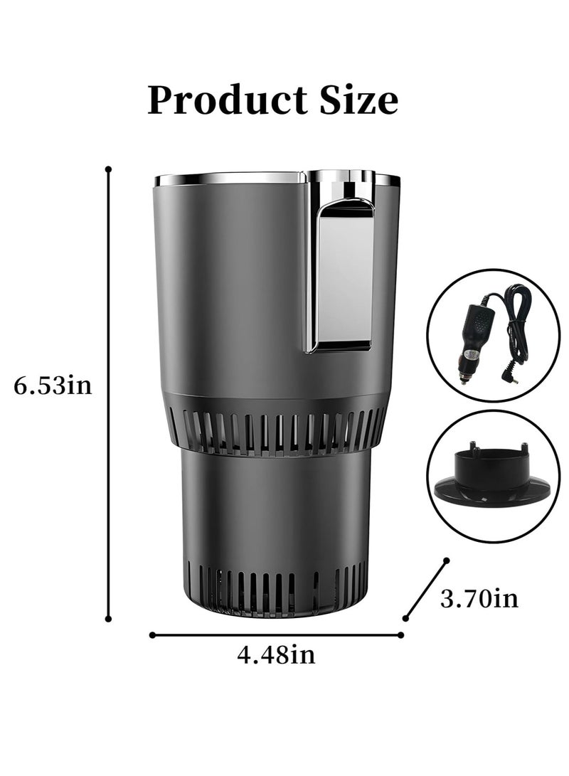DIGI CORE 2-in-1 Smart Temperature Control Cup For Car Smart Car Hot & Cold Cup Holder Rapid Heating & Cooling Insulated Electric Beverage Mug For Car Home Office Travel Portable Temperature Control Cup Accessory, Smart Cup For Car, Heated Travel Mug Auto Cooling And Heating Cup Holder - Image 4