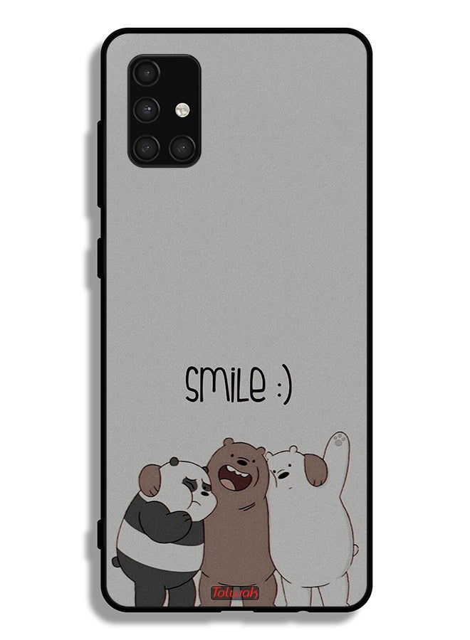 Tolwak Samsung Galaxy A71 4G Protective Case Cover Friends Smile - Image 1