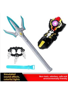 Galaxy Ultraman Spark Gun Summoner Spear Scepter Vic Torch Victory Pistol Transformation Superman Mask-Color:Galaxy Spark Gun + Tiga Transformer