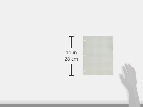 School Smart-86667 Double Sided Grid Paper, 3 Hole Punched, 8-1/2 x 11 Inches, 1/4 Inch Rule, White, Pack of 500 - Image 3