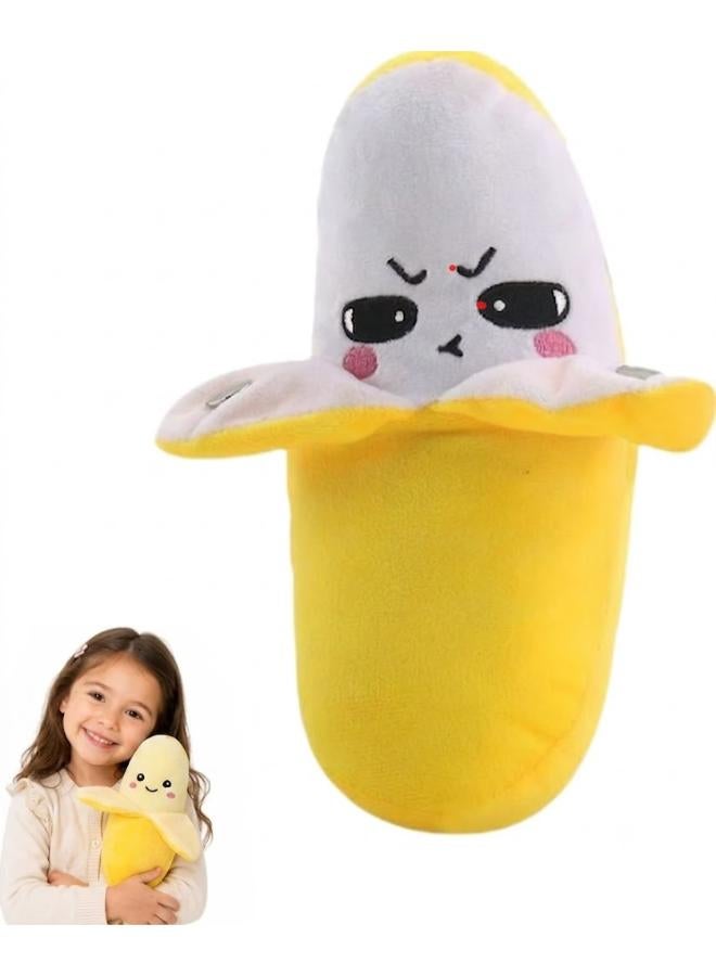 Interactive Musical Plush Toy Fruit Touch and Sensor with 15 Sound Modes and Interaction for 2 Persons - Battery Operated Musical Toy Banana for Kids - Image 2