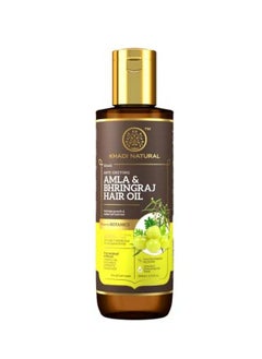 Khadi Natural Amla & Bhringraj Hair Oil Powered Botanics 200Ml  - Image 1