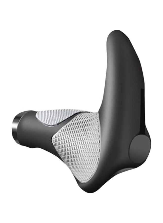 yaphtes Universal Bicycle Handlebar Grips, Double-Sided Locking, Non-Slip Rubber Grip, Horn Meat Ball, Mountain Bike Handlebar - Image 2