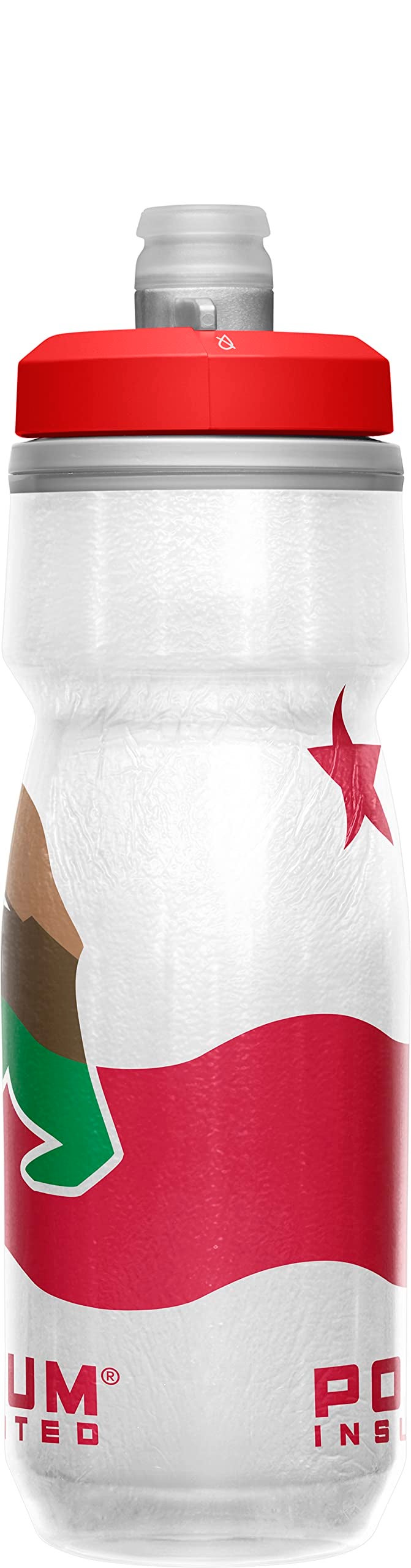 CamelBak Podium Chill Insulated Bike Water Bottle - Easy Squeeze Bottle - Fits Most Bike Cages - 21oz, California - Image 2
