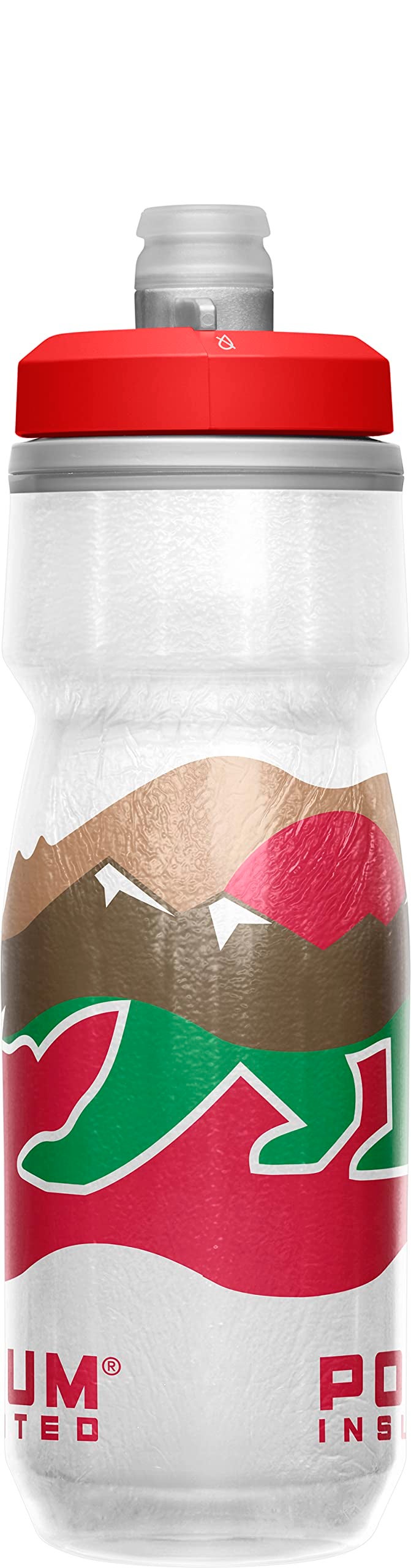 CamelBak Podium Chill Insulated Bike Water Bottle - Easy Squeeze Bottle - Fits Most Bike Cages - 21oz, California - Image 4