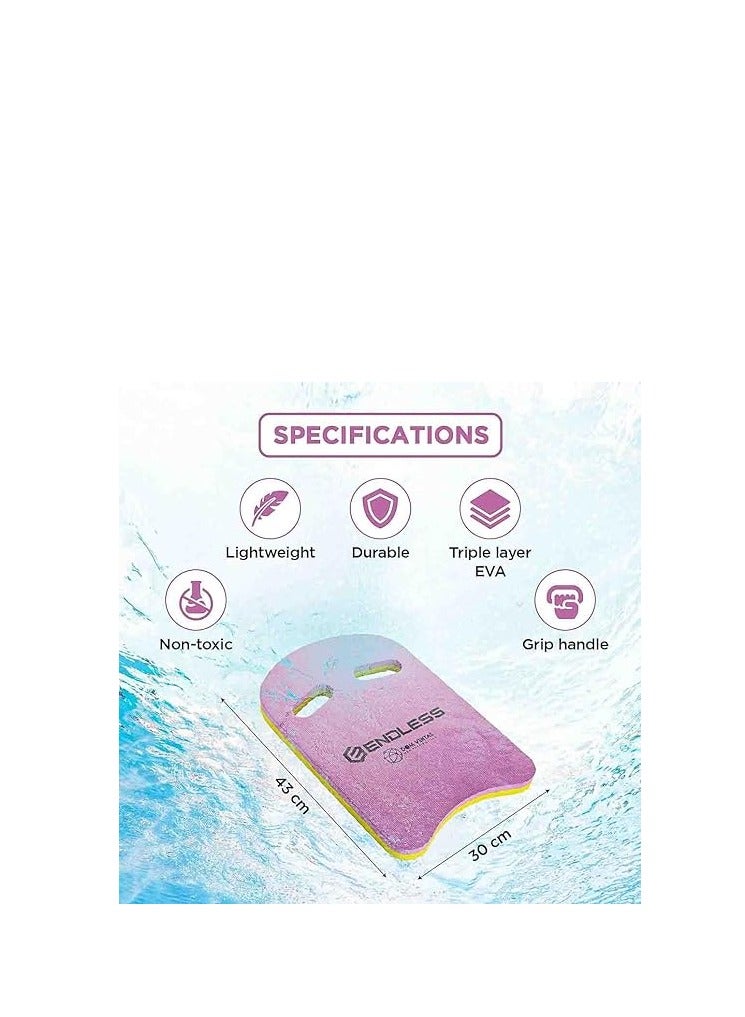 ENDLESS  Swimming Kickboard With Comfortable Design | Material : EVA |  For Beginners Swimming Training Floaters | For Kids and Adults Floating Pads - Image 3