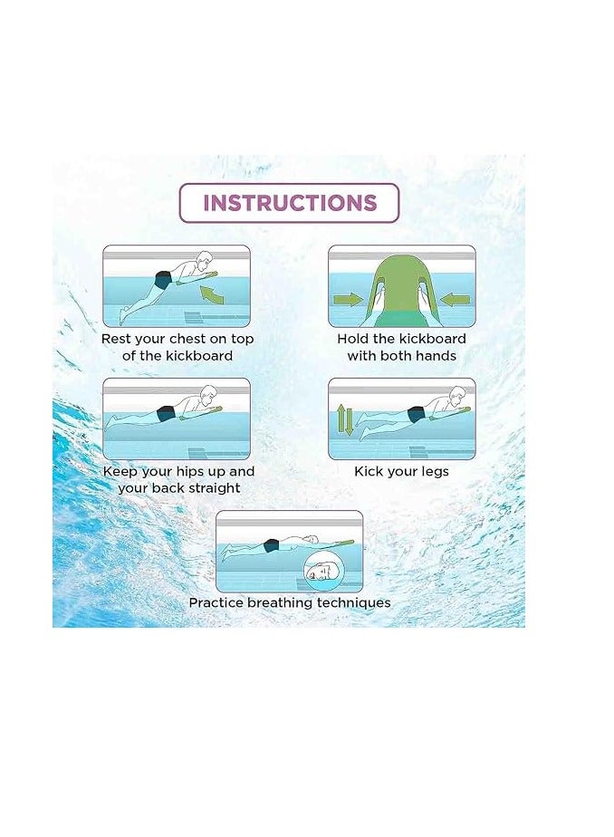 ENDLESS  Swimming Kickboard With Comfortable Design | Material : EVA |  For Beginners Swimming Training Floaters | For Kids and Adults Floating Pads - Image 5